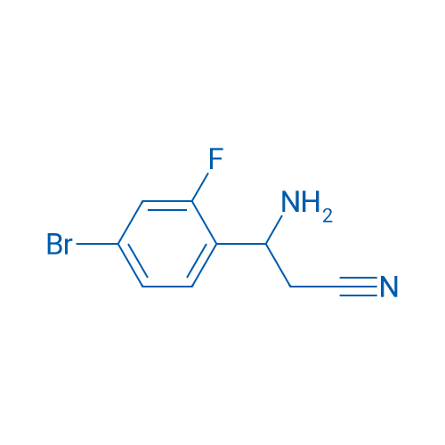 3-AMINO-3-(4-BROMO-2-FLUOROPHENYL)PROPANENITRILE 1g
