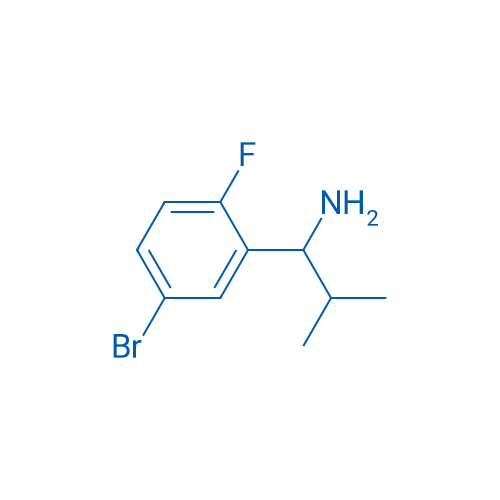 1-(5-BROMO-2-FLUOROPHENYL)-2-METHYLPROPAN-1-AMINE 250mg