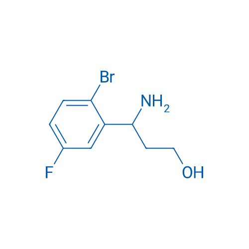 3-AMINO-3-(2-BROMO-5-FLUOROPHENYL)PROPAN-1-OL 250mg