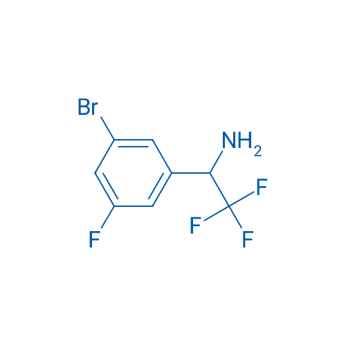 1-(3-Bromo-5-fluorophenyl)-2,2,2-trifluoroethan-1-amine 250mg