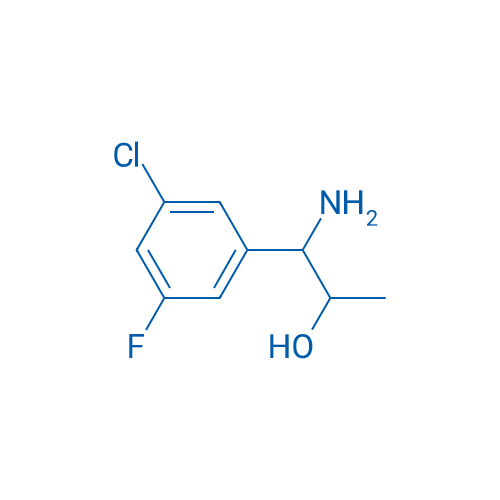 1-AMINO-1-(3-CHLORO-5-FLUOROPHENYL)PROPAN-2-OL 250mg