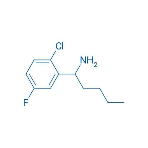 1-(2-CHLORO-5-FLUOROPHENYL)PENTAN-1-AMINE 250mg