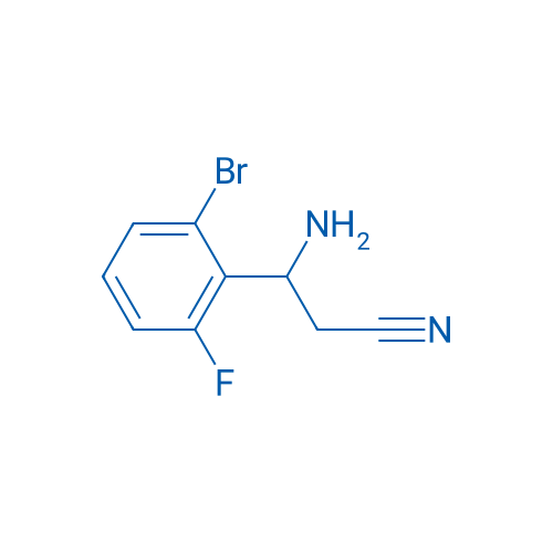 3-AMINO-3-(2-BROMO-6-FLUOROPHENYL)PROPANENITRILE 1g