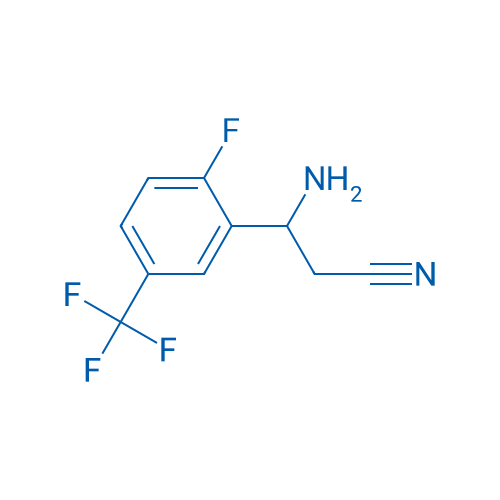 3-AMINO-3-[2-FLUORO-5-(TRIFLUOROMETHYL)PHENYL]PROPANENITRILE 1g