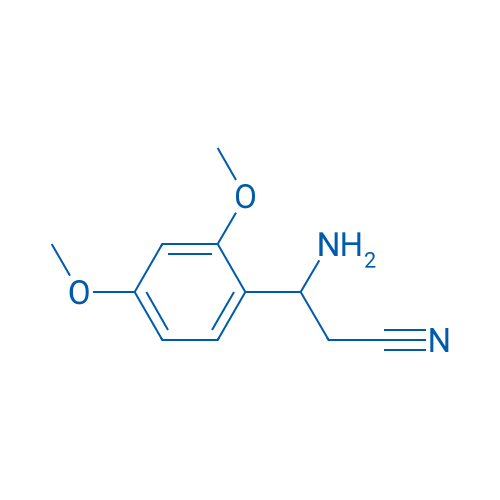 3-AMINO-3-(2,4-DIMETHOXYPHENYL)PROPANENITRILE 1g