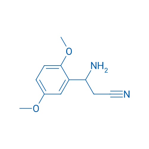 3-AMINO-3-(2,5-DIMETHOXYPHENYL)PROPANENITRILE 250mg