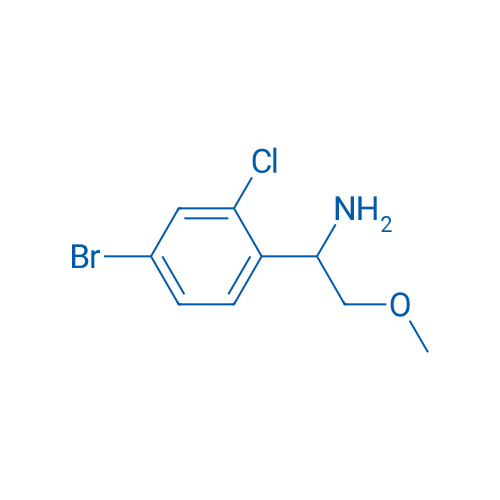 1-(4-Bromo-2-chlorophenyl)-2-methoxyethan-1-amine hydrochloride 1g
