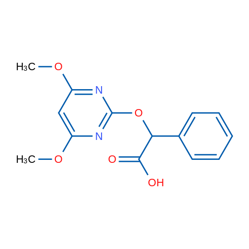 2-[(4,6-Dimethoxypyrimidin-2-yl)oxy]-2-phenylacetic acid 1g