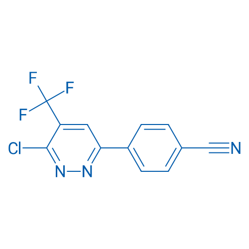4-[6-Chloro-5-(trifluoromethyl)pyridazin-3-yl]benzonitrile 1g