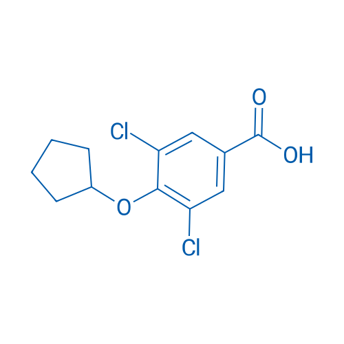 3,5-Dichloro-4-(cyclopentyloxy)benzoic acid 1g