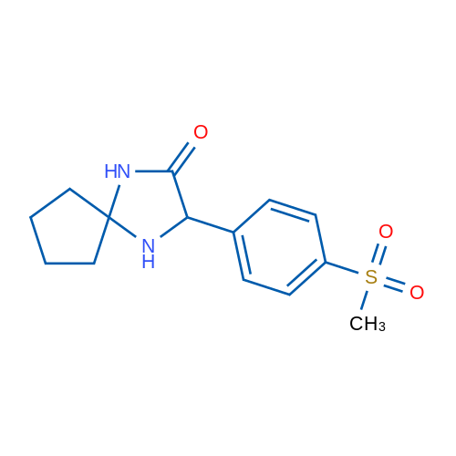 3-(4-(Methylsulfonyl)phenyl)-1,4-diazaspiro[4.4]nonan-2-one 1g