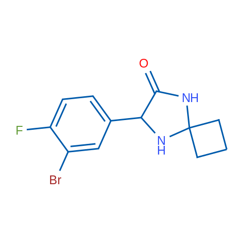 7-(3-Bromo-4-fluorophenyl)-5,8-diazaspiro[3.4]octan-6-one 1g