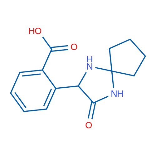 2-(3-Oxo-1,4-diazaspiro[4.4]nonan-2-yl)benzoic acid 5g