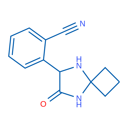 2-(7-Oxo-5,8-diazaspiro[3.4]octan-6-yl)benzonitrile 250mg