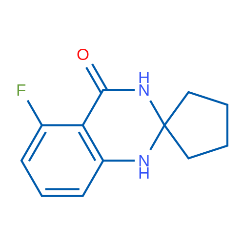 5'-Fluoro-1'H-spiro[cyclopentane-1,2'-quinazolin]-4'(3'H)-one 1g