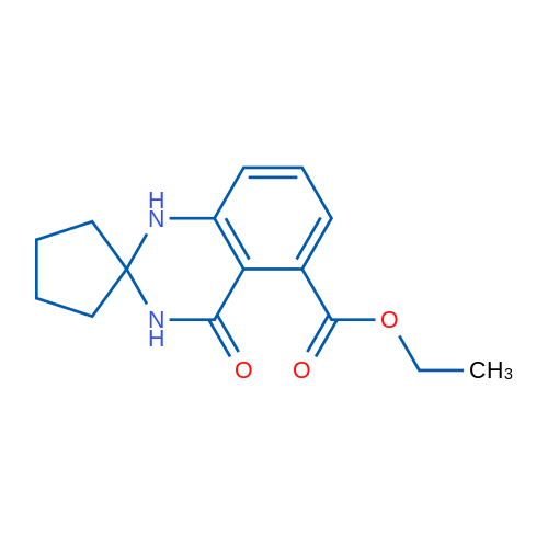 Ethyl 4'-oxo-3',4'-dihydro-1'H-spiro[cyclopentane-1,2'-quinazoline]-5'-carboxylate 5g