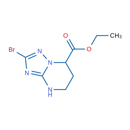 Ethyl 2-bromo-4,5,6,7-tetrahydro-[1,2,4]triazolo[1,5-a]pyrimidine-7-carboxylate 1g