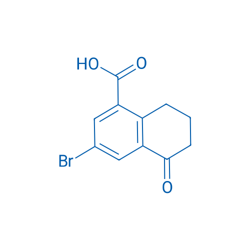 3-Bromo-5-oxo-5,6,7,8-tetrahydronaphthalene-1-carboxylic acid 25mg