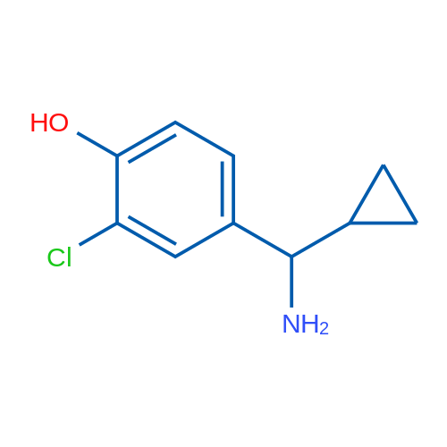 4-[Amino(cyclopropyl)methyl]-2-chlorophenol 1g
