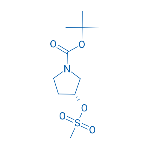 (R)-tert-Butyl 3-((methylsulfonyl)oxy)pyrrolidine-1-carboxylate 1g