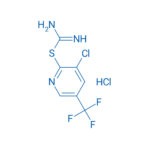 {[3-chloro-5-(trifluoromethyl)pyridin-2-yl]sulfanyl}methanimidamide hydrochloride 1g