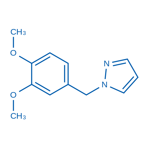 1-[(3,4-Dimethoxyphenyl)methyl]-1H-pyrazole 1g