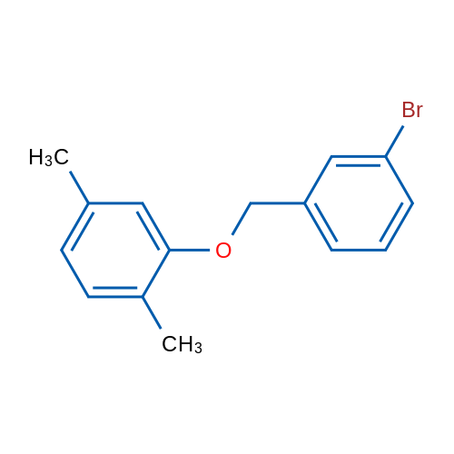 2-((3-Bromobenzyl)oxy)-1,4-dimethylbenzene 1g