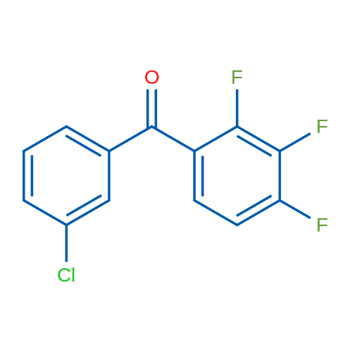 (3-Chlorophenyl)(2,3,4-trifluorophenyl)methanone 1g