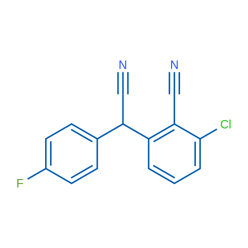 2-Chloro-6-[cyano(4-fluorophenyl)methyl]benzonitrile 1g