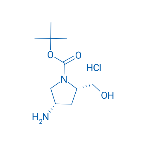 (2S,4S)-tert-Butyl 4-amino-2-(hydroxymethyl)pyrrolidine-1-carboxylate hydrochloride 100mg