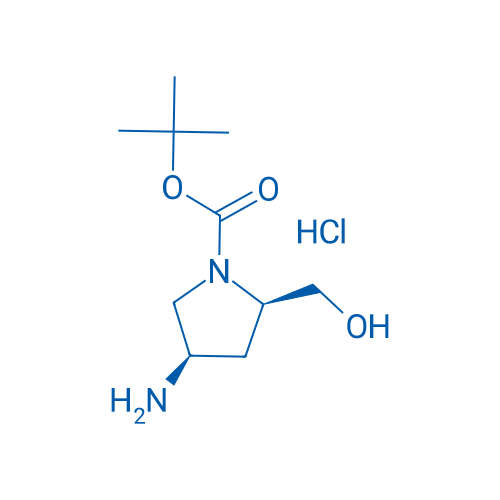 (2R,4R)-tert-Butyl 4-amino-2-(hydroxymethyl)pyrrolidine-1-carboxylate hydrochloride 250mg