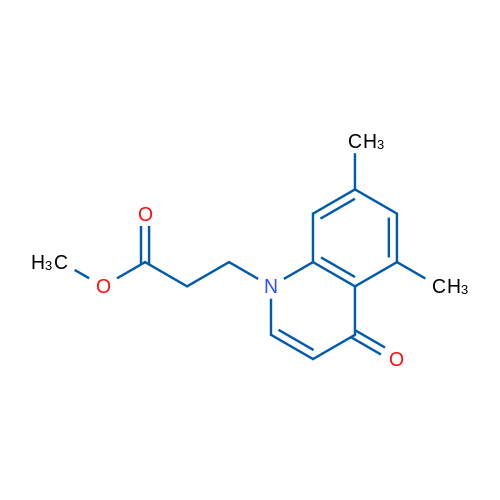 Methyl 3-(5,7-dimethyl-4-oxoquinolin-1(4H)-yl)propanoate 1g