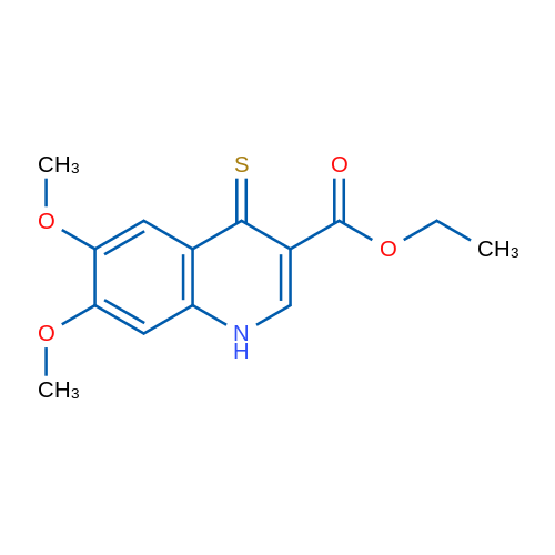 Ethyl 6,7-dimethoxy-4-thioxo-1,4-dihydroquinoline-3-carboxylate 1g