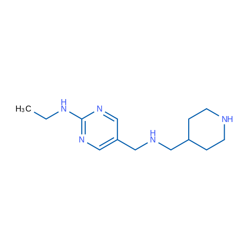N-Ethyl-5-(((piperidin-4-ylmethyl)amino)methyl)pyrimidin-2-amine 5g