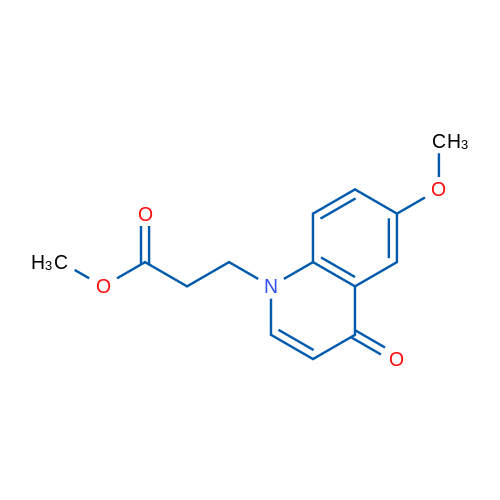 Methyl 3-(6-methoxy-4-oxoquinolin-1(4H)-yl)propanoate 1g