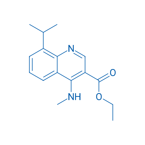 Ethyl 8-isopropyl-4-(methylamino)quinoline-3-carboxylate 1g