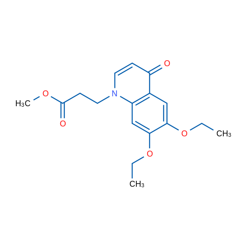 Methyl 3-(6,7-diethoxy-4-oxoquinolin-1(4H)-yl)propanoate 1g