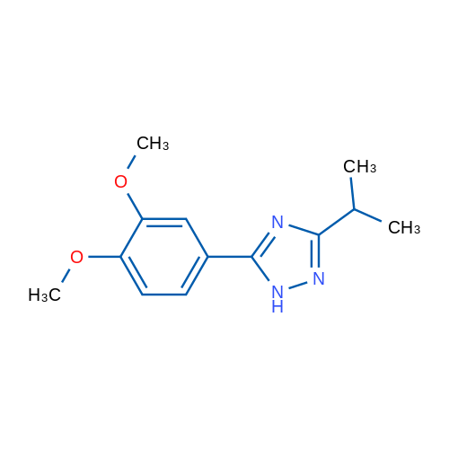 5-(3,4-Dimethoxyphenyl)-3-isopropyl-1H-1,2,4-triazole 1g