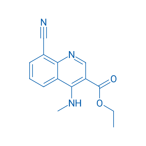 Ethyl 8-cyano-4-(methylamino)quinoline-3-carboxylate 1g