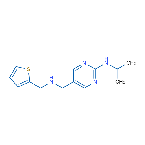 N-Isopropyl-5-(((thiophen-2-ylmethyl)amino)methyl)pyrimidin-2-amine 1g