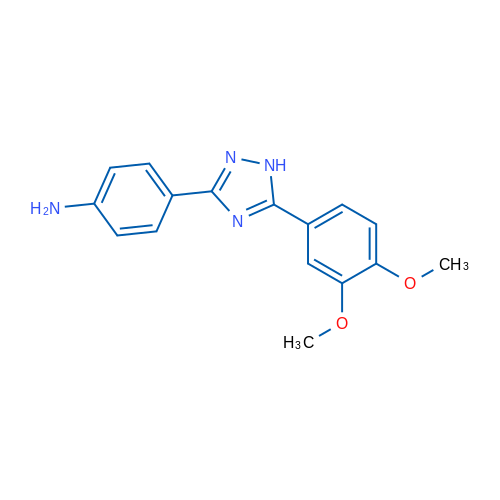 4-(5-(3,4-Dimethoxyphenyl)-1H-1,2,4-triazol-3-yl)aniline 1g