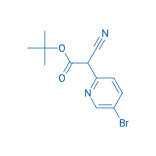 tert-Butyl 2-(5-bromopyridin-2-yl)-2-cyanoacetate 250mg