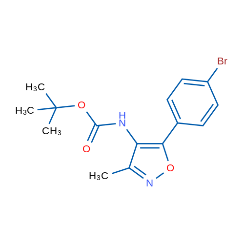 tert-Butyl (5-(4-bromophenyl)-3-methylisoxazol-4-yl)carbamate 5g
