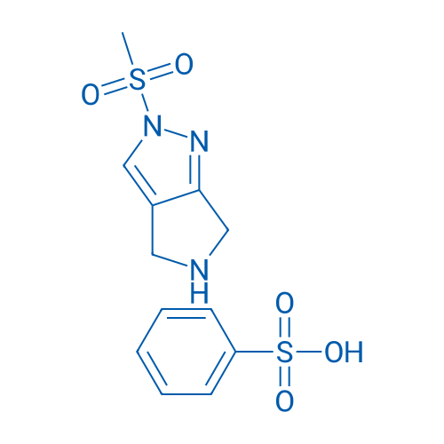 2-(Methylsulfonyl)-2,4,5,6-tetrahydropyrrolo[3,4-c]pyrazole benzenesulfonate 25g