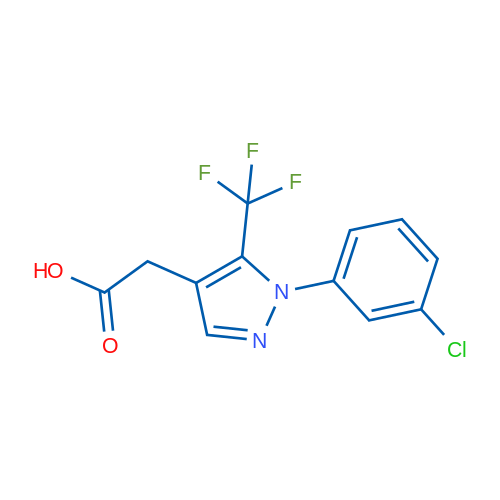2-[1-(3-Chlorophenyl)-5-(trifluoromethyl)-1H-pyrazol-4-yl]acetic acid 1g