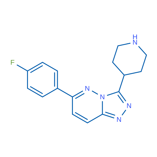6-(4-Fluorophenyl)-3-(piperidin-4-yl)-[1,2,4]triazolo[4,3-b]pyridazine 1g