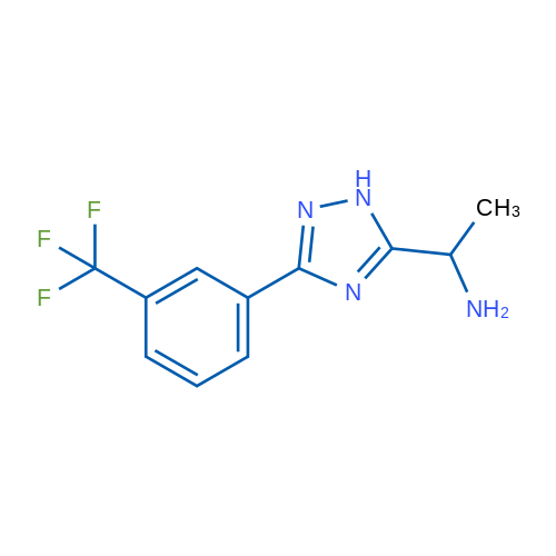1-(3-(3-(Trifluoromethyl)phenyl)-1H-1,2,4-triazol-5-yl)ethanamine 1g