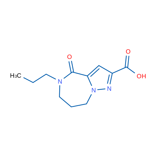 4-Oxo-5-propyl-5,6,7,8-tetrahydro-4H-pyrazolo[1,5-a][1,4]diazepine-2-carboxylic acid 1g