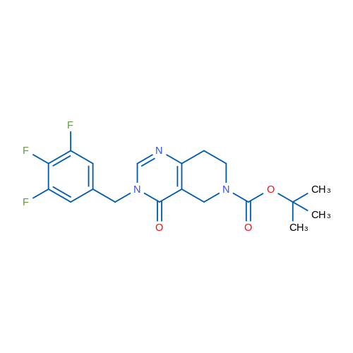 tert-Butyl 4-oxo-3-[(3,4,5-trifluorophenyl)methyl]-3H,4H,5H,6H,7H,8H-pyrido[4,3-d]pyrimidine-6-carboxylate 1g