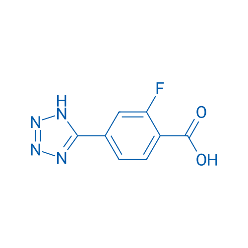 2-Fluoro-4-(1H-tetrazol-5-yl)benzoic acid 100mg